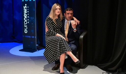 Imagini cu Mirabela Grădinaru și Ilinca Simion, din culisele dezbaterii ...