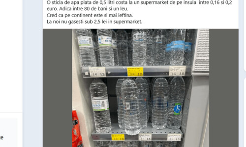 Turiști români, uimiți de prețul apei în supermarketurile din Grecia: „La ...