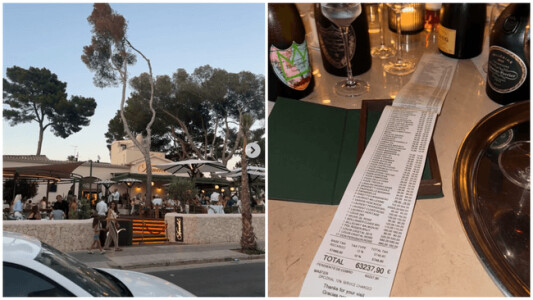 Notă de plată de peste 63.000 de euro la un restaurant de lux din Mallorca. ...