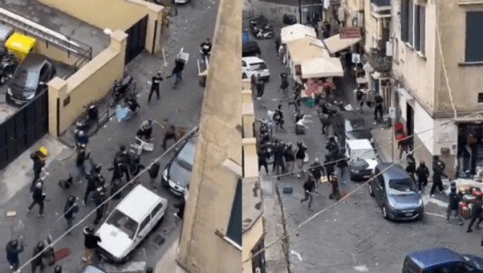Bătăi crâncene de stradă în Italia, înaintea meciului Napoli - Sporting ...