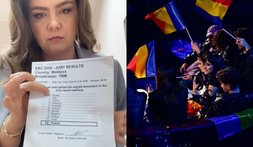 Prezentatoarea care a anunțat punctele acordate de juriul din Republica ...