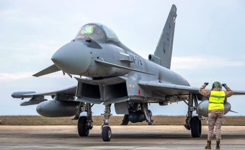 MApN explică de ce avioanele Eurofighter nu au doborât drona rusească ...