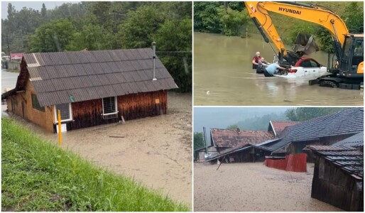 Cod roșu de inundații în zonele deja lovite de furtuni. Hidrologii anunță ...