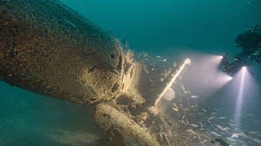 Un submarin german U-672, găsit la 70 de metri adâncime, în apele Angliei: ...